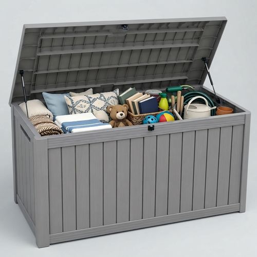 158-Gallon Resin Deck Box